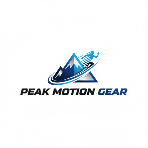 please create a logo for peak motion gear website